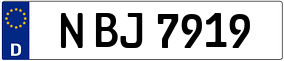 Truck License Plate